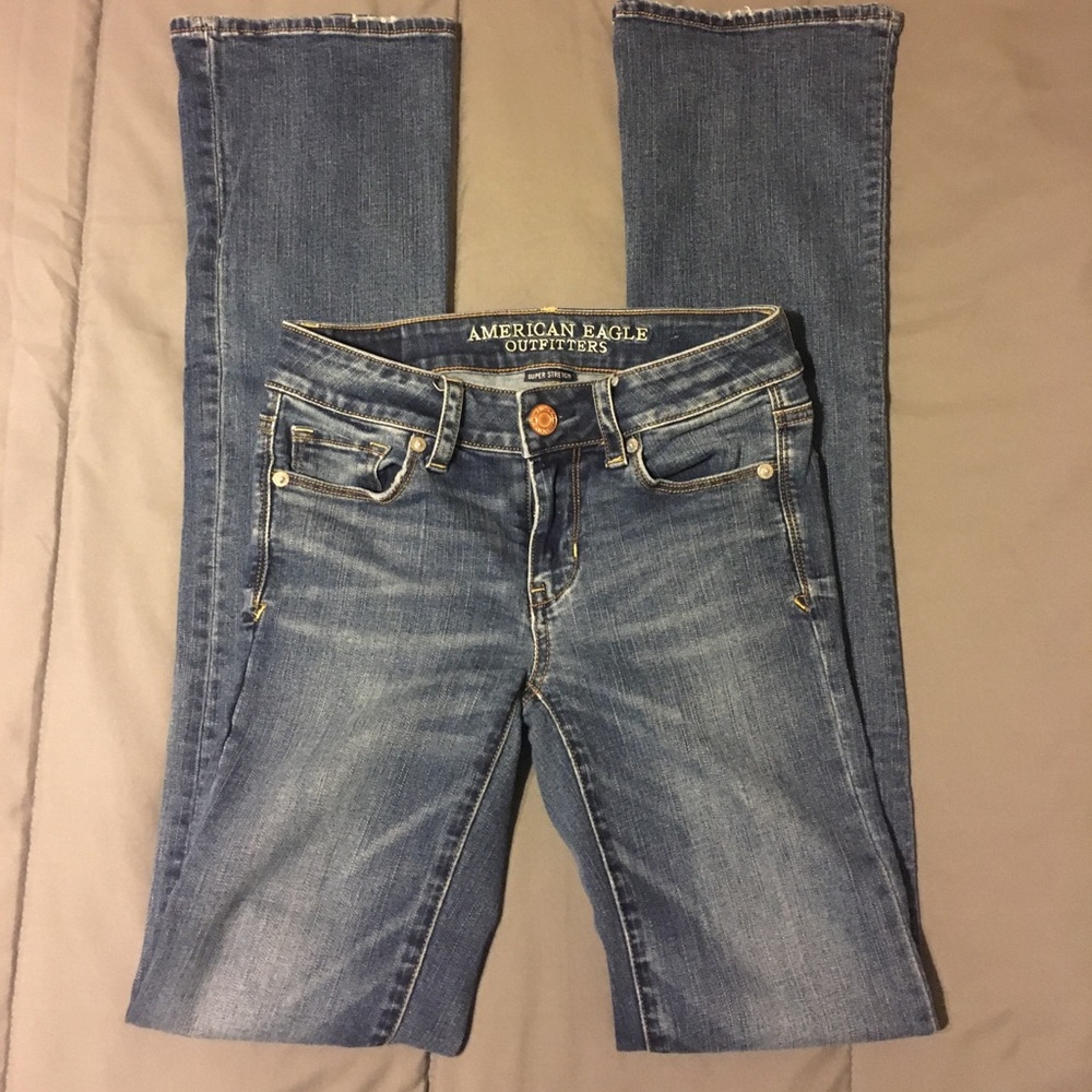 American Eagle Skinny kick boot jeans size 0 xl